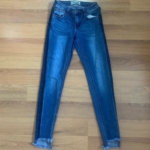 Monkey Ride Blue Jeans with Indigo Stripe